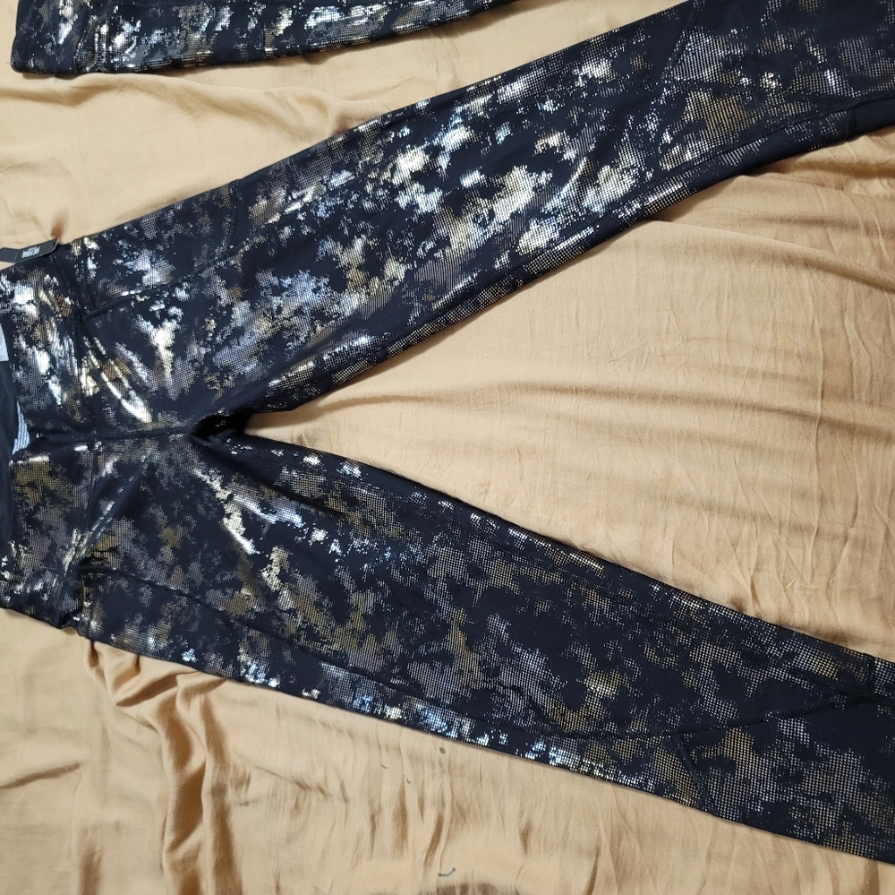 VS glitter gym tights  Small